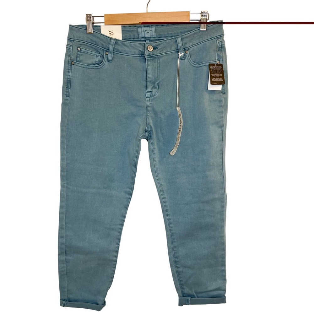 Celebrity Pink Dare You Colors Crop Jeans‎ Size 11/30 Blue Denim NWT